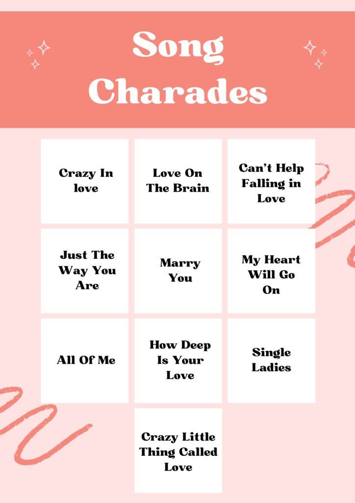 Charades Template